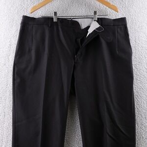 Stefano Ricci Mens Black Wool Blend Pleated Dress Pants Size 58 Made in‎ Italy